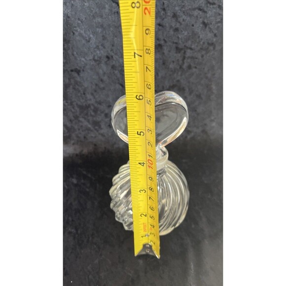 Vintage Glass Perfume Bottle Heart Stopper Art Deco Mid Century Collectible - Picture 3 of 4